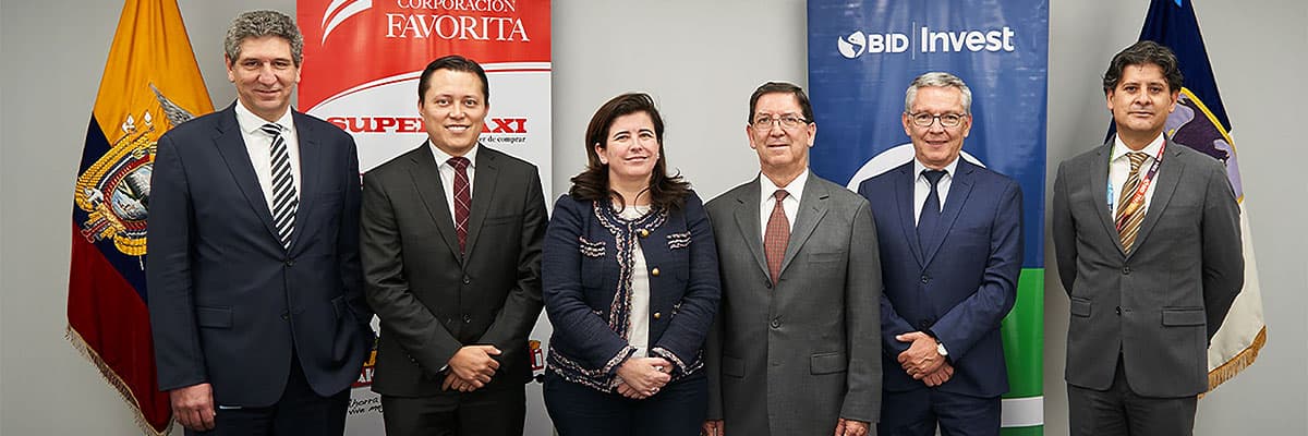 Corporación Favorita y BID INVEST firman acuerdo